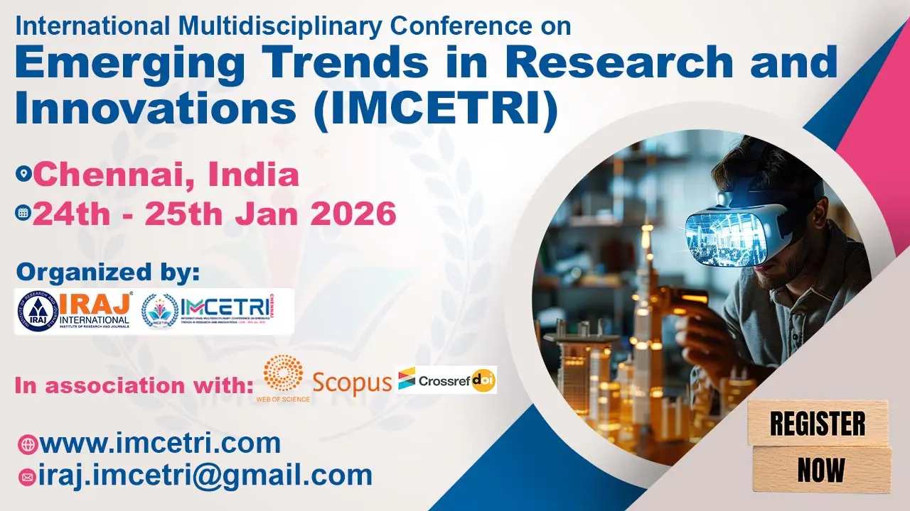 Emerging Trends in Research and Innovations Conference in Chennai India